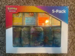 Pokemon TCG Kanto Friends 5 Pack Mini Tin Set with Promos Sealed Brand New 820650100642 - Image 1