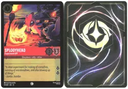 Disney Lorcana TCG Splodyhead - Experiment 619 117/207 Common Foil Attack Of The - Image 3