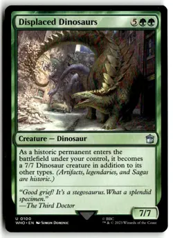 Displaced Dinosaurs LP 100 Universes Beyond: Doctor Who Magic: The Gathering - Image 1