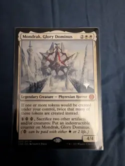 Mondrak, Glory Dominus Promo Pack: Phyrexia: All Will Be One Regular - Image 1