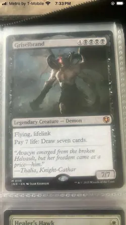 Magic: The Gathering Griselbrand Innistrad Remastered 0115 Mythic Foil Showcase - Image 1