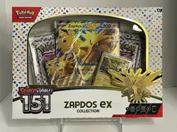 Pokemon Trading Card Game Scarlet & Violet 151 Zapdos Ex Collection Box 2023 - Image 1