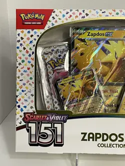 Pokemon Trading Card Game Scarlet & Violet 151 Zapdos Ex Collection Box 2023 - Image 2