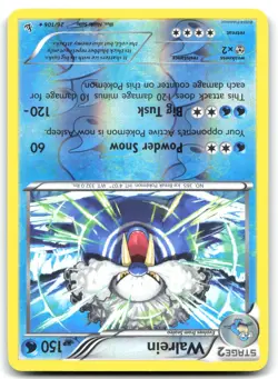 Walrein 26/106 Rare Flashfire Pokemon Reverse Holo Lightly Played - Image 1