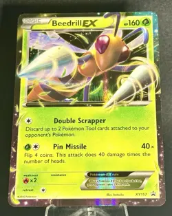Pokemon Beedrill EX XY157 Promo Holo XY NM - Image 1