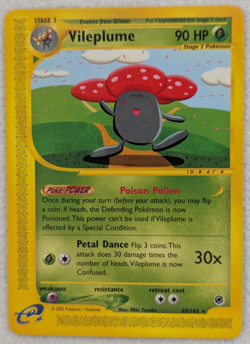 2002 Vileplume #69 Expedition Regular Pokemon Card Rare - Image 2
