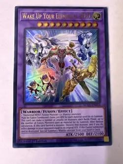 Yugioh - Wake Up Your Elemental HERO - Ultra - 1st - MAZE-EN014 - NM - Image 1