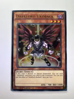 Darklord Ukoback DUSA-EN022 Ultra Rare 1st Edition YuGiOh Card NM - Image 1