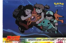 UNDERWATER ADVENTURE #17 - BLUE Logo NON-HOLO MEWTWO SB TOPPS POKEMON CARD LP/MP - Image 1