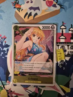 One Piece Card Game O-Nami OP06-101 Rare - Wings Of Captain - Near Mint - Image 1