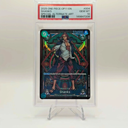 OP11 ST16-004 Shanks SP English PSA 10 One Piece TCG - Image 1