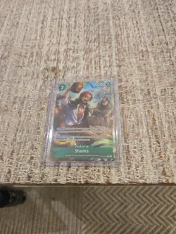ONE PIECE TCG Shanks OP14-027 R Alt Art The Azure Sea's Seven ENGLISH NM - Image 1