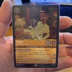 Disney Lorcana TCG Tiana Restaurant Owner Legendary Foil Azurite Sea, #16/204 - Image 1