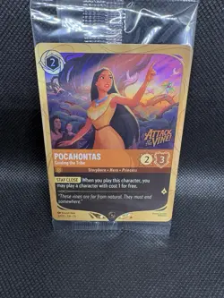 Disney Lorcana Pocahontas Guiding the Tribe Prerelease Promo Attack Of The Vine - Image 1