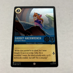 Gadget Hackwrench 151/204 Disney Lorcana Azurite Sea Common Cold Foil Card NM - Image 1