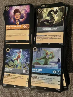 Disney Lorcana Attack Of The Vine! Bulk Lot 1000+ Cards Assorted - Image 1