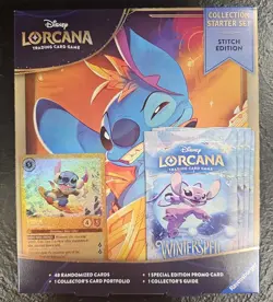 Disney Lorcana Winterspell Collection Starter Set Stitch Edition Factory Sealed - Image 1