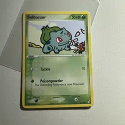 BULBASAUR Non Holo 45/100 COMMON EX Crystal Guardians 2006 Pokemon Card NM/LP - Image 1