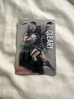 Signed Nathan Cleary Penrith Panthers 2026 NRL Select Silver Card - Image 1