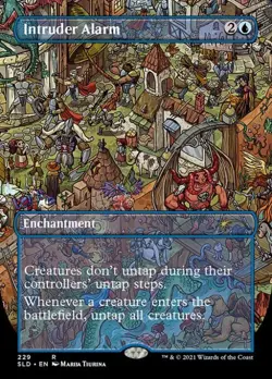 MTG English Intruder Alarm NM Foil Secret Lair - Image 1