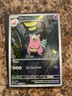 Slowbro 90/84 Illustration Rare, Pitch Black, Full Art Holo, Pokemon TCG, NM - Image 1