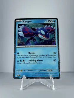 Pokemon Kyogre 34/132 Cosmos Holo Promo Mega Evolution Card - Image 1