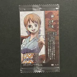 S6543 Nami Onami No.3 Japanese One Piece Wafer Card Sealed YJ12 - Image 2