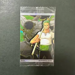 S7304 Roronoa Zoro SR No.10-02 HOLO Japanese One Piece Wafer Card SEALED YJ12 - Image 1