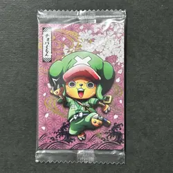 S7649 Chopper Wano Country Japanese One Piece Wafer Card SEALED J11 - Image 1