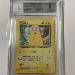 Pokemon TCG Pikachu Trading Card Game Classic Holo 008/034 Beckett 9 2023 - Image 1