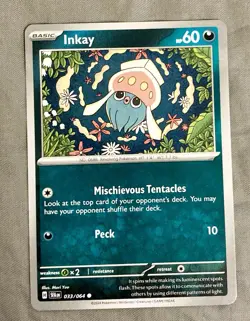Inkay 033/064 Sv: Shrouded Fable Pokemon Card - Image 1