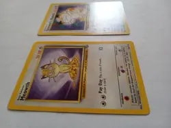 (Combo) Meowth & Giovanni's Meowth Pokemon Cards 56/64 & 74/132. Great Condition - Image 5