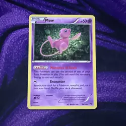 Pokemon Mew Holo Rare TCG Card 29/124 XY Fates Collide 2016 MP Condition - Image 1