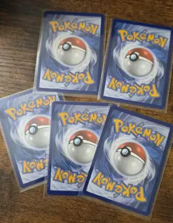 ​Pokemon TCG Paldean Fates Illustration Rare Lot - Pawmi & Palafin - 5 Card Set - Image 2
