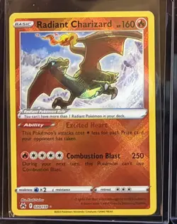 Radiant Charizard 020 Crown Zenith Pokemon English Card NM - Image 1