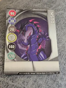 Bakugan: Battle Brawlers| Dusk🥈Silver Gate Card | 5/48 - Image 1