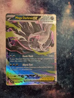 Mega Darkrai Ex 48/84 Double Rare Card - Pokemon Pitch Black Near Mint - Image 2