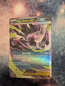 Mega Darkrai Ex 48/84 Double Rare Card - Pokemon Pitch Black Near Mint - Image 3
