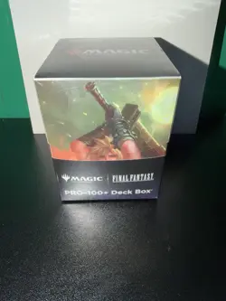 Ultra Pro MTG Final Fantasy Cloud, Ex-SOLDIER 100+ Deck Box with Divder - Image 1