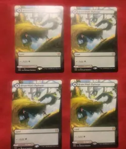 4x Branchloft Pathway Boulderloft Pathway - NM - Borderless - ZNR - 284 - MTG - Image 1
