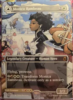 MTG Monica Rambeau (Borderless) M0345 - Marvel Super Heroes MSH - NM - FREE S&H! - Image 1