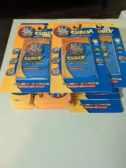 20 sealed packs Cubix Robots for Everyone TCG Cards Booster Pack 11 cards 2001 - Image 1
