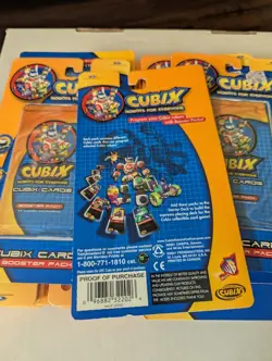 20 sealed packs Cubix Robots for Everyone TCG Cards Booster Pack 11 cards 2001 - Image 2