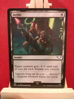Defile - Warhammer 40,000 (40k) - Uncommon - NM - MTG - Image 1