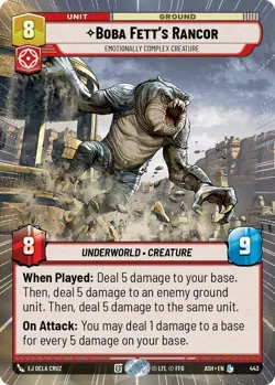 1 x Boba Fett's Rancor - Emotionally Complex Creature - Hyperspace - Ashes of t - Image 1