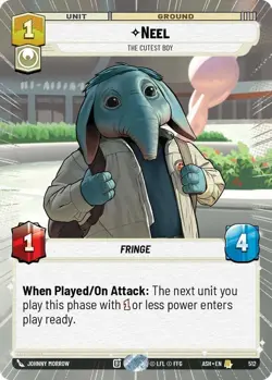 1x Neel - The Cutest Boy - Hyperspace MTG - Ashes of the Empire - NM-Mint - Image 1