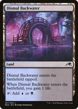 LP - Dismal Backwater [NEO - 267] Kamigawa: Neon Dynasty - Image 1