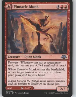 Pinnacle Monk 246 Uncommon Modern Horizons 3 Magic: The Gathering Near Mint - Image 1
