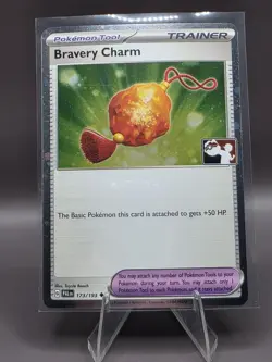 Bravery Charm 173/193 Prize Pack Series Cards Holo - Image 1