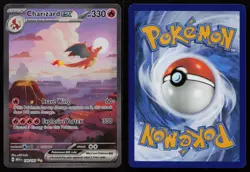 Charizard ex 199/165 151 MEW Special Illustration Rare Holo Pokemon LP - Image 3